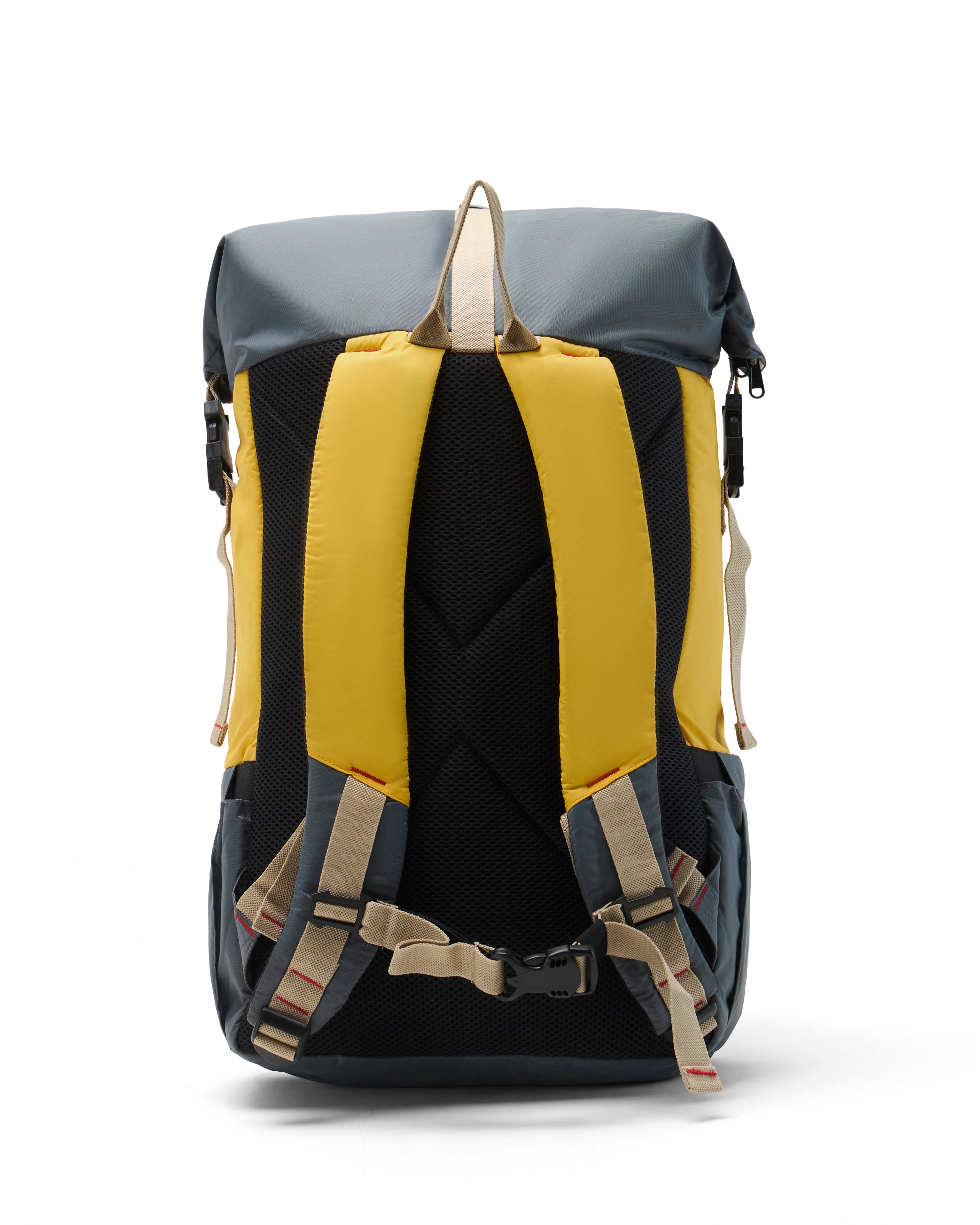 Rolltop Bag - Yellow/Grey