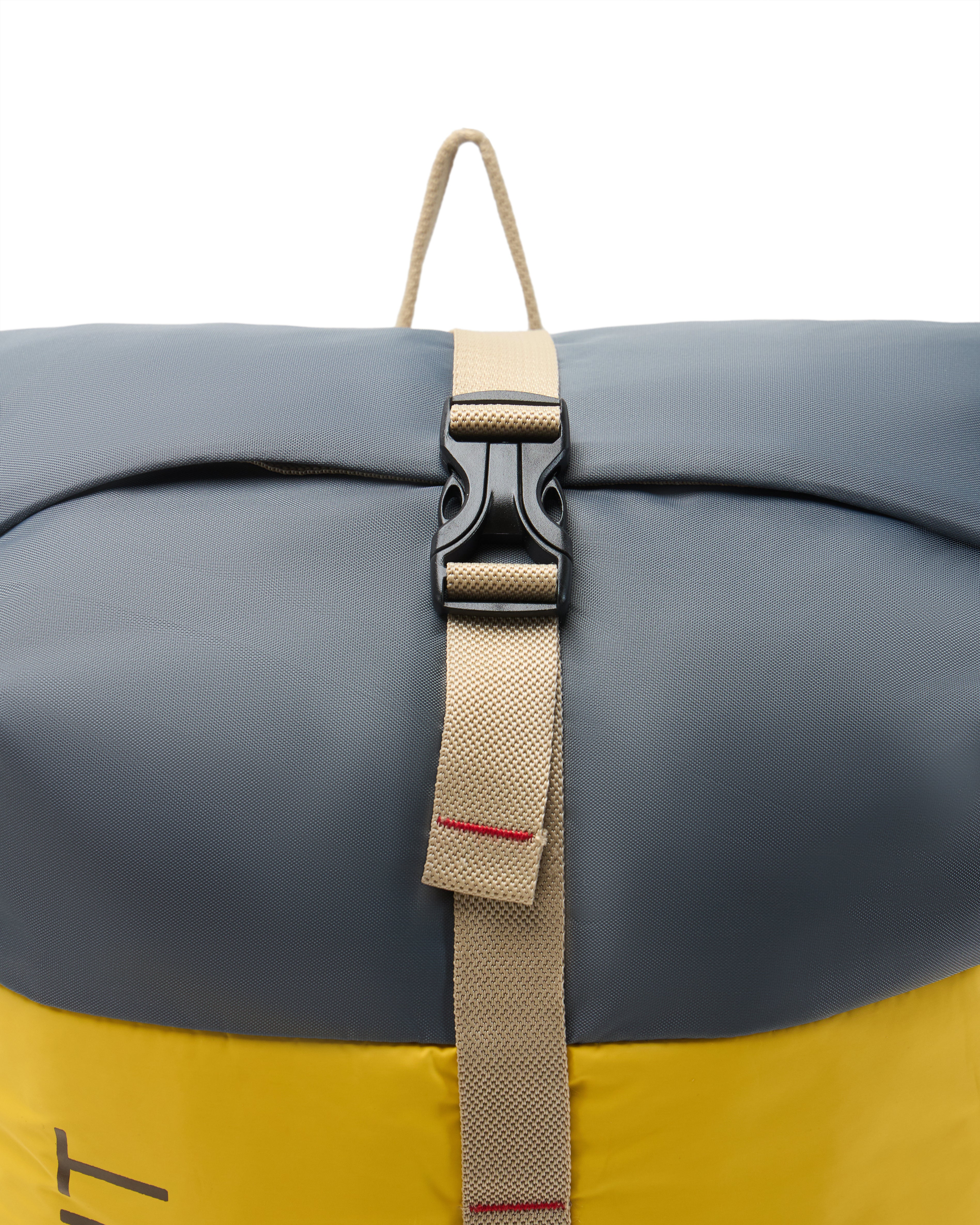 Rolltop Bag - Yellow/Grey