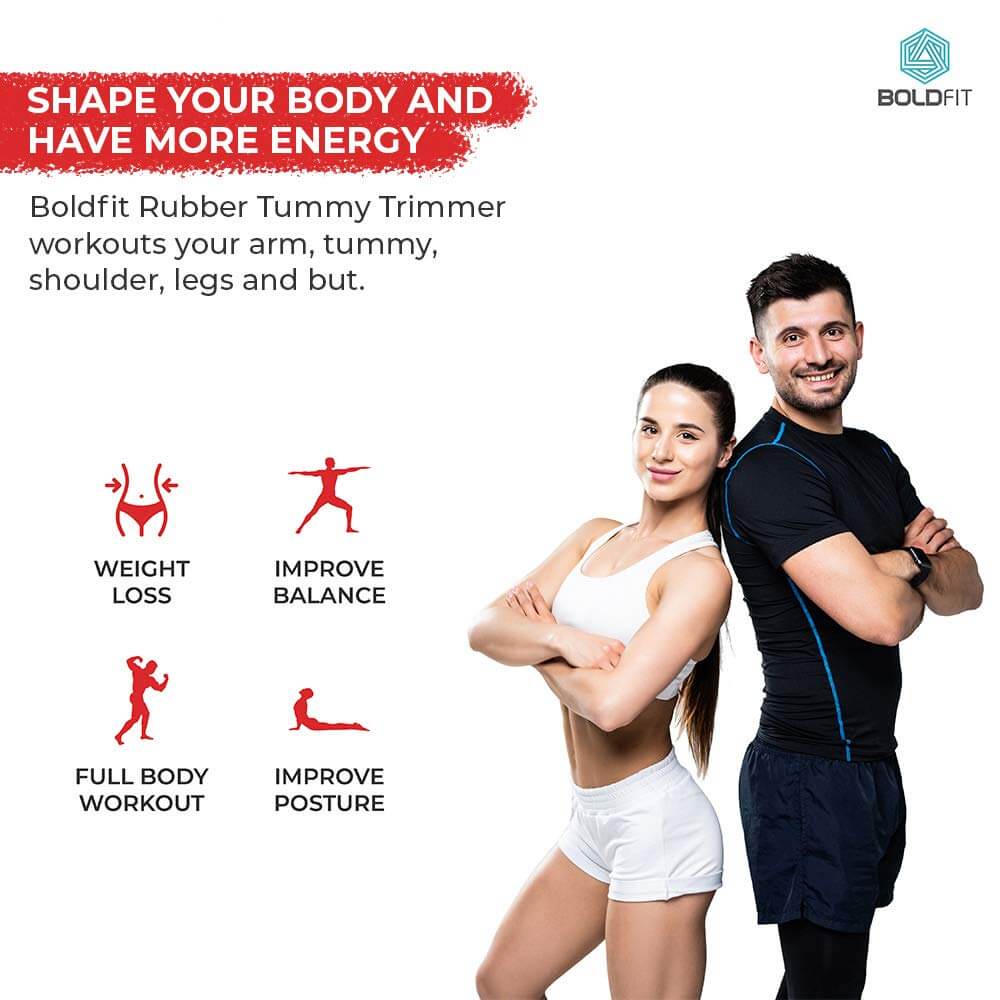 Rubber Tummy Trimmer - Red