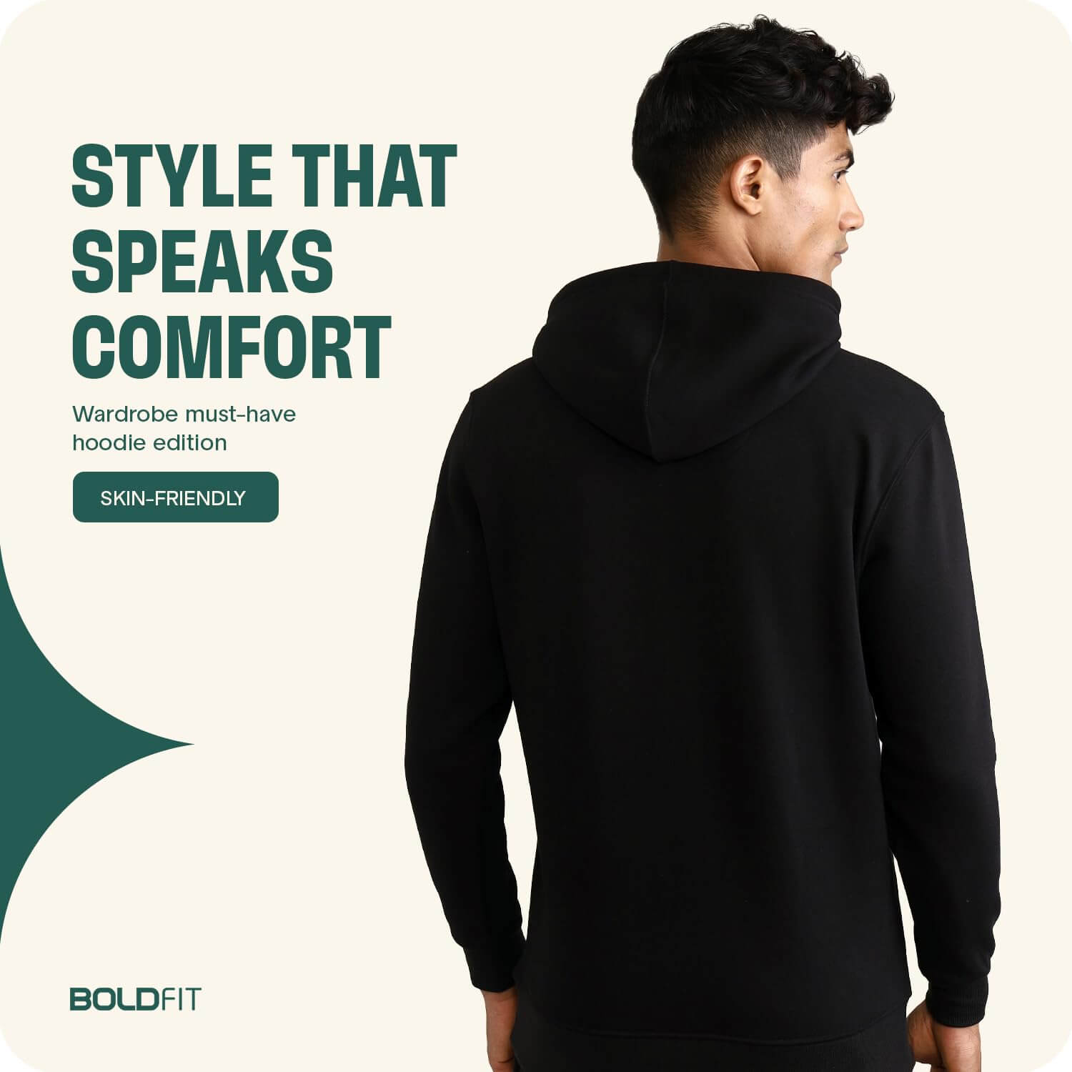 Classic Mens Hoodie - Black