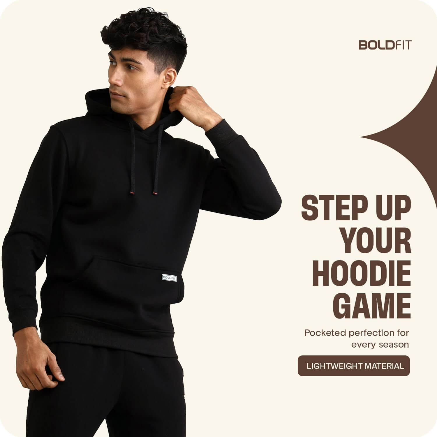 Classic Mens Hoodie - Black