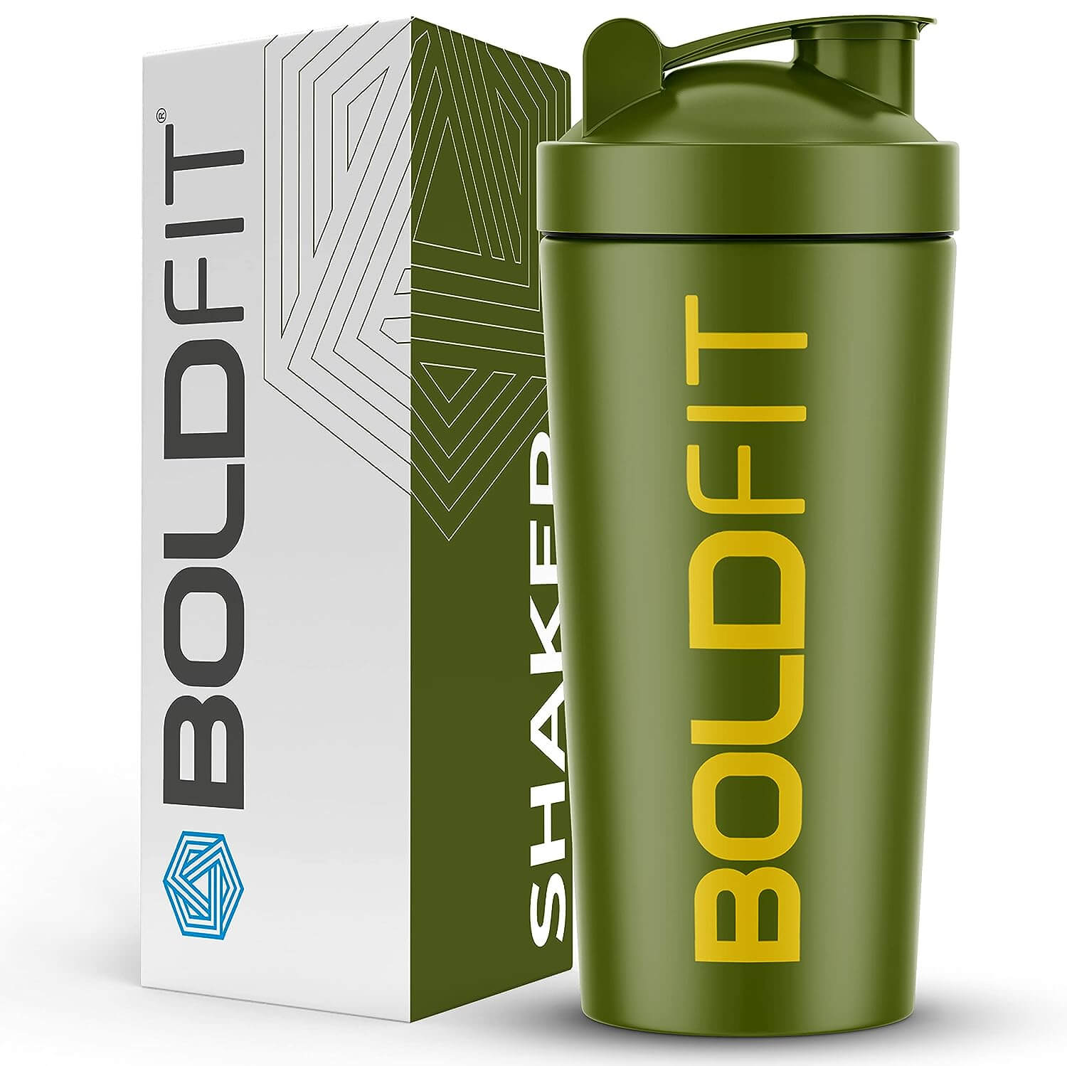 Boldfit Steel Shaker Bottles for Gym 700ml