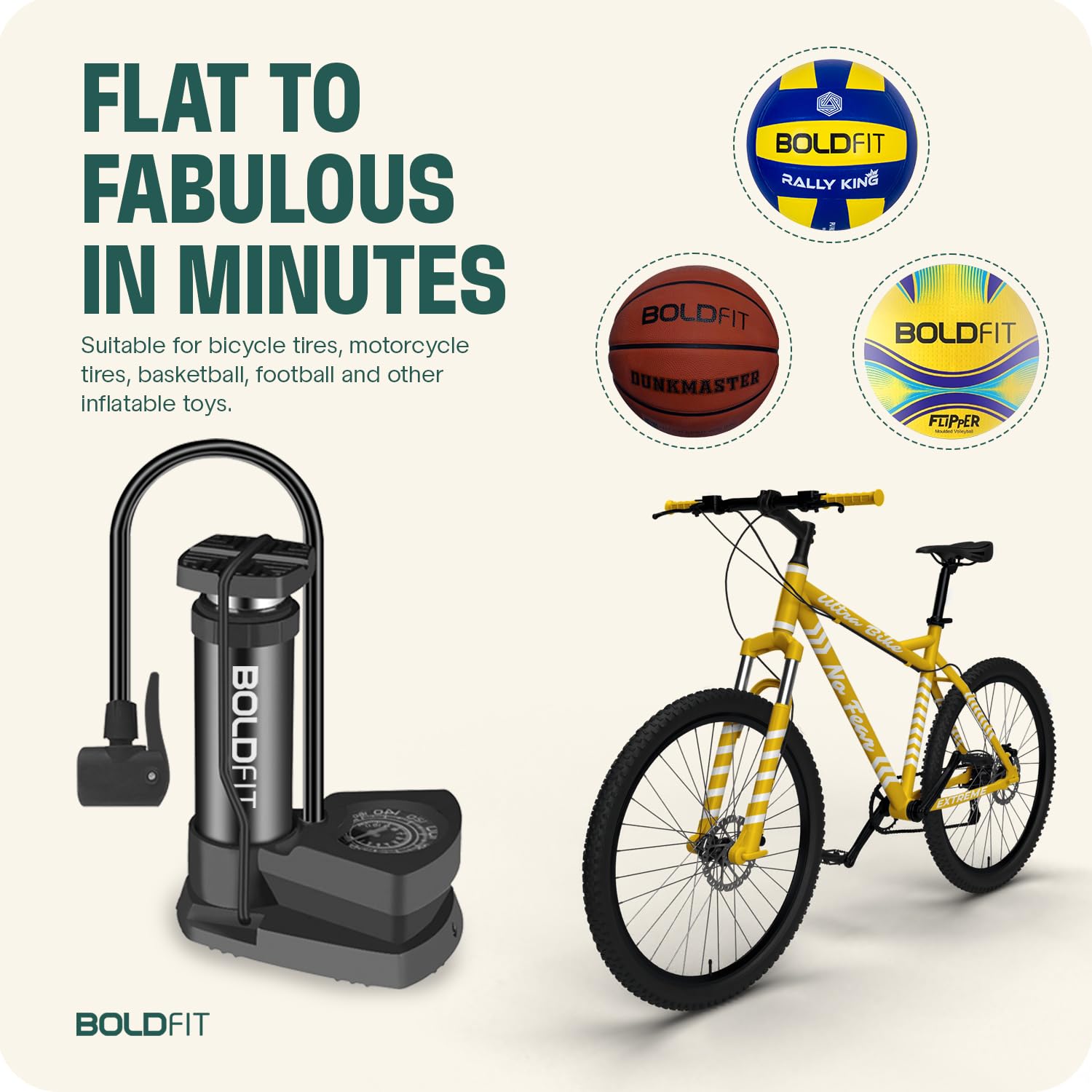 Air Pump for Cycle, Football