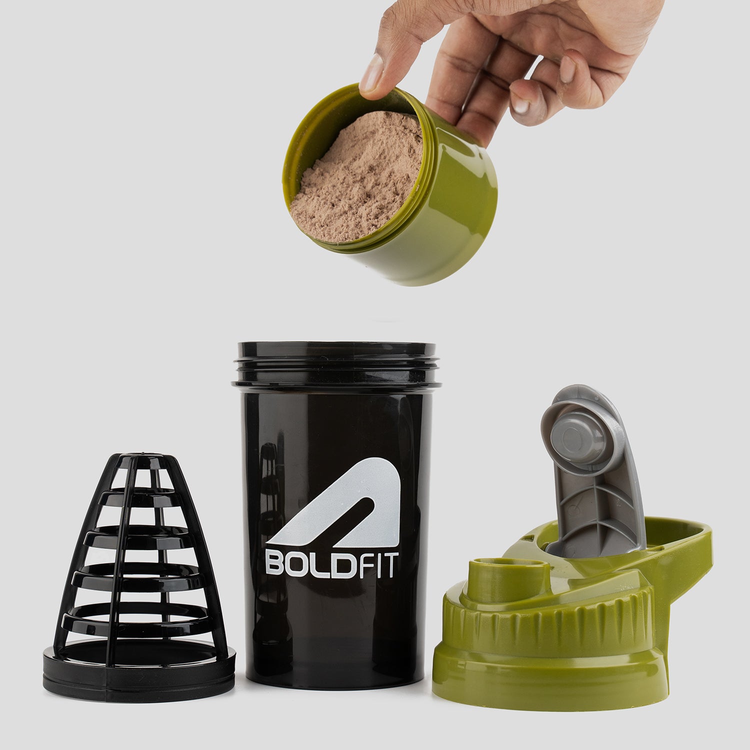 Cyclone Shaker 500ml - Army Green