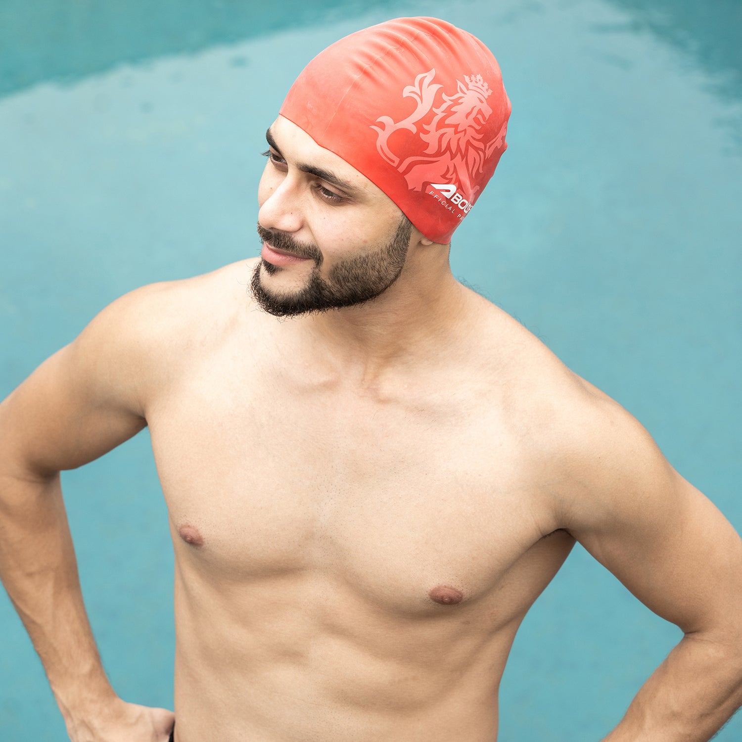 RCB Swimming Cap -  Red