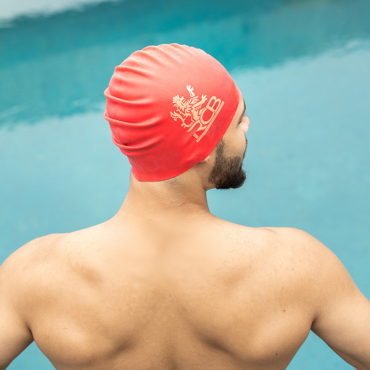 RCB Swimming Cap -  Red