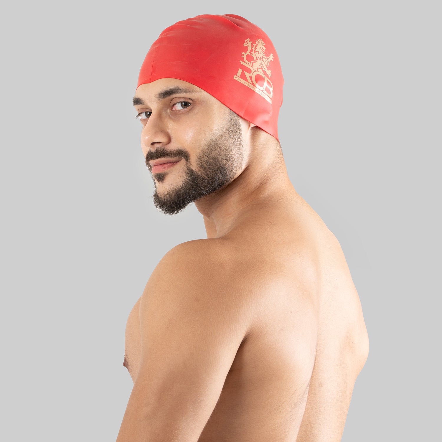 RCB Swimming Cap -  Red