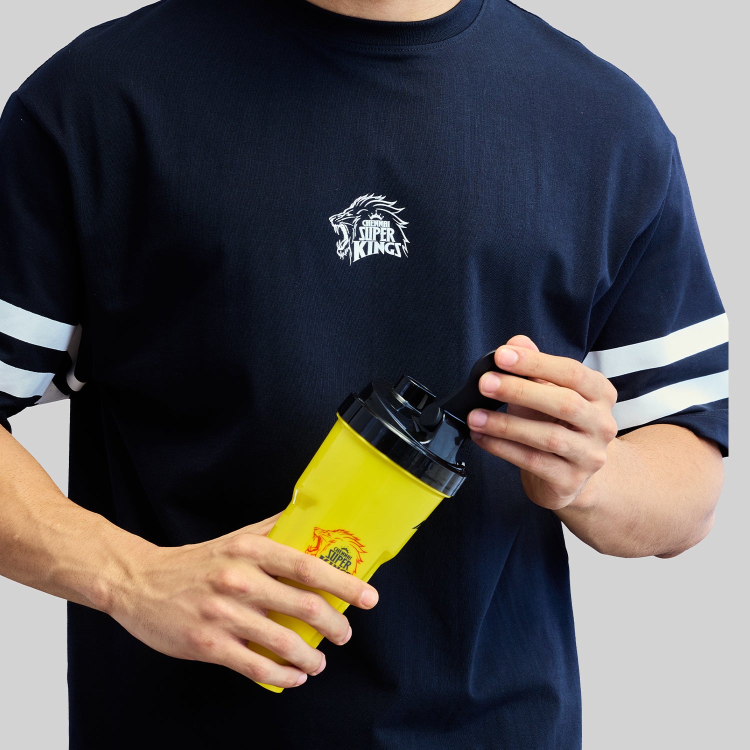 Official CSK Merch - Yellow-Black Gym Shaker