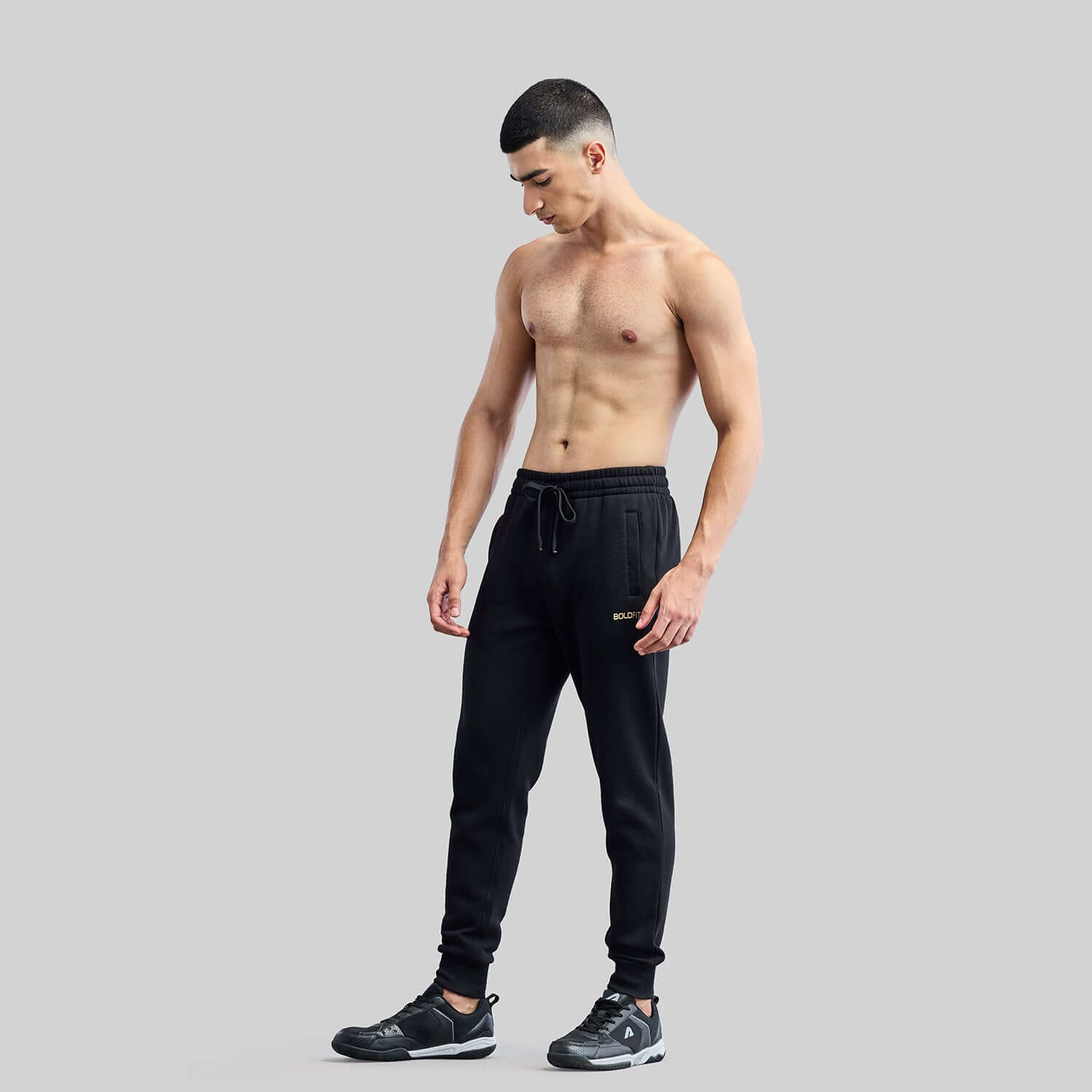 Power Up Mens Joggers - Black