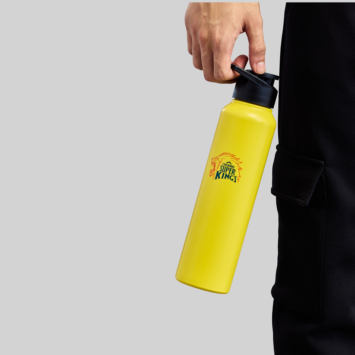 Official CSK Merch - Yellow Ranger Bottle