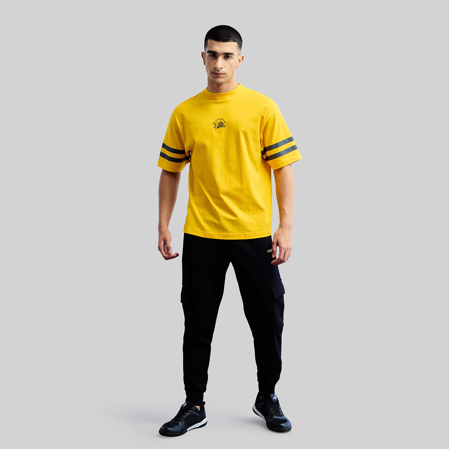 Official CSK Merch - Yellow Thala Men's Oversized T-shirt