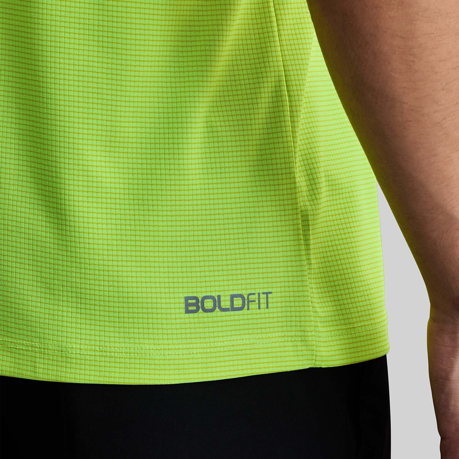 Power Mens Gym Vest - Neon Green