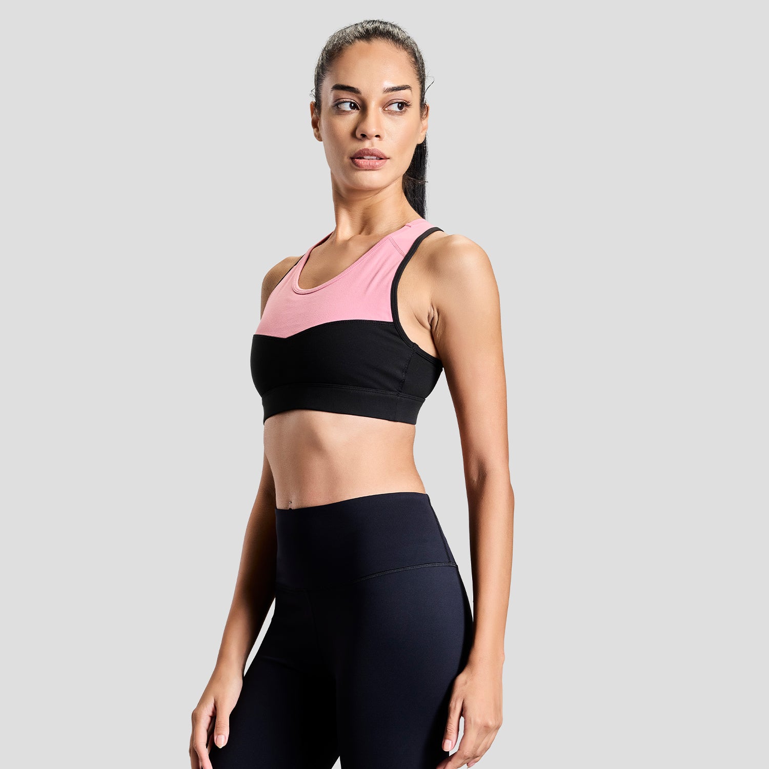 Flexform Sports Bra - Pink/Black