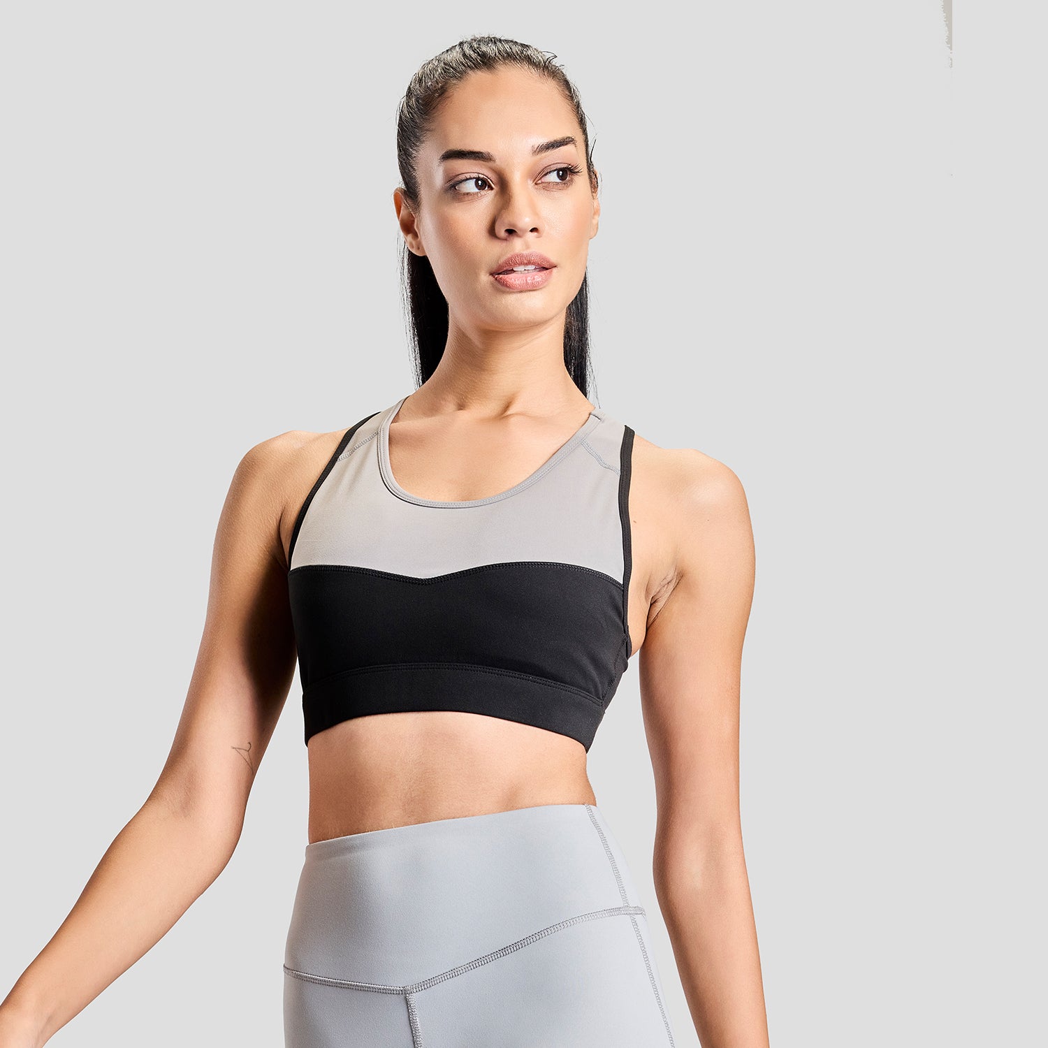 Flexform Sports Bra - Grey/Black