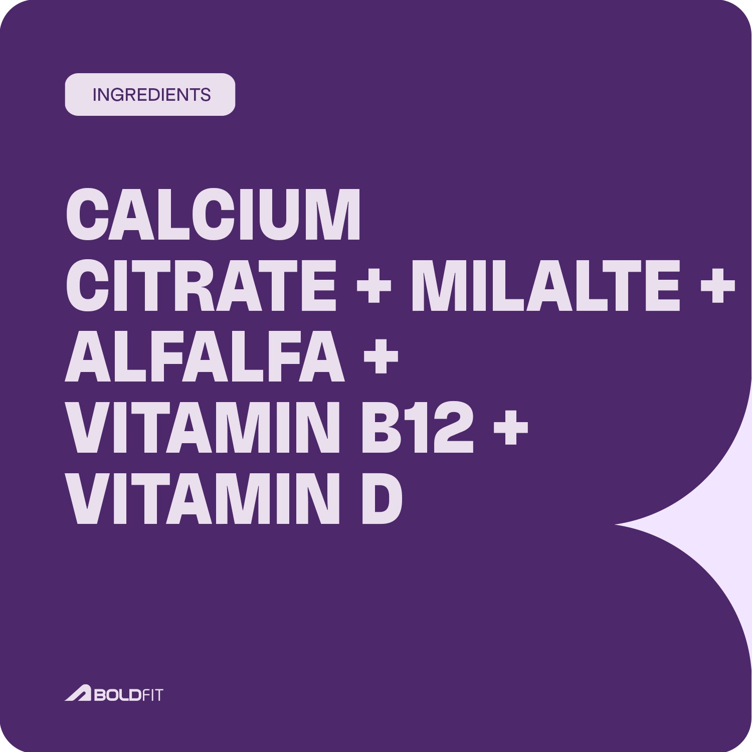 Calcium Complex Supplement With Alfalfa