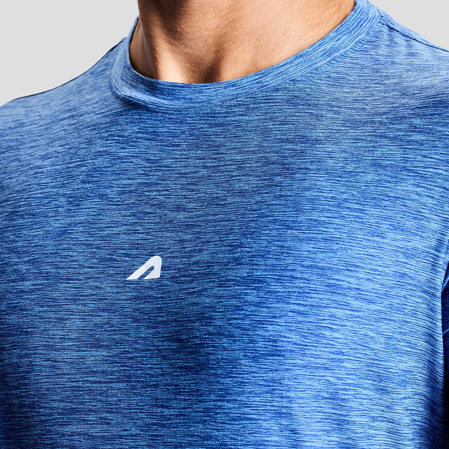 Intense Mens Tee - Melange Blue