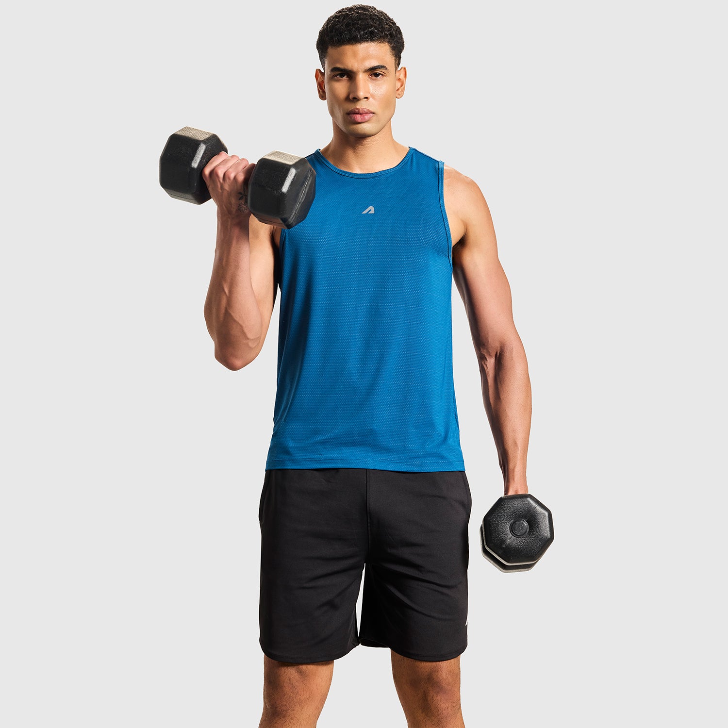 PowerLite Mens Training Vest Blue