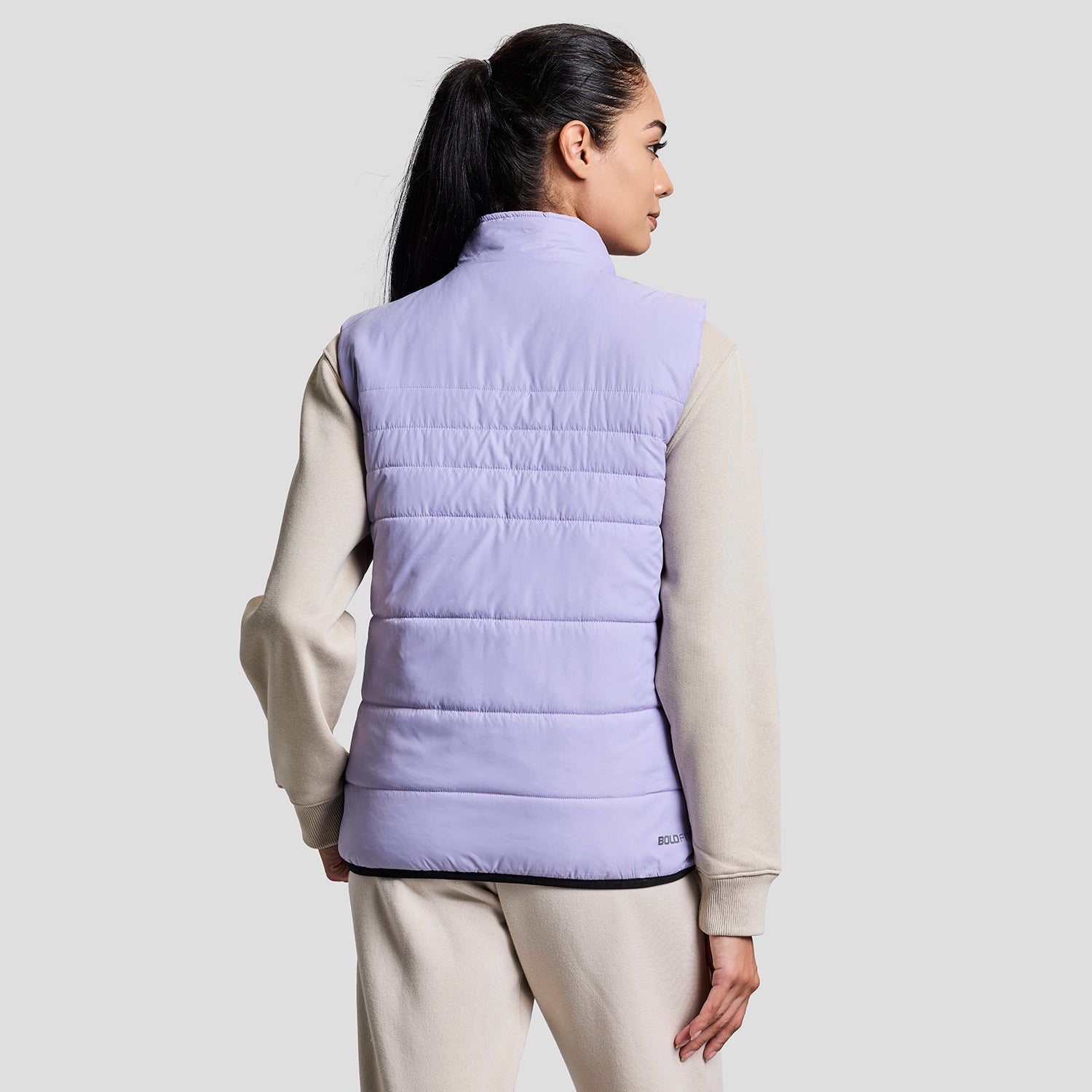 Alpine Womens Sleeveless Jacket - Lilac