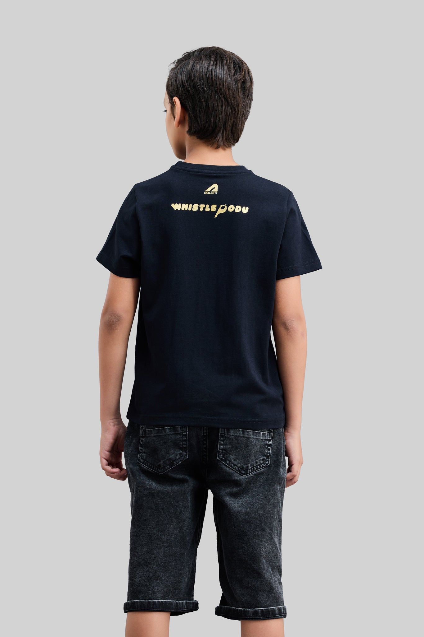 Official CSK Leo Kids T-Shirt - Black/Gold