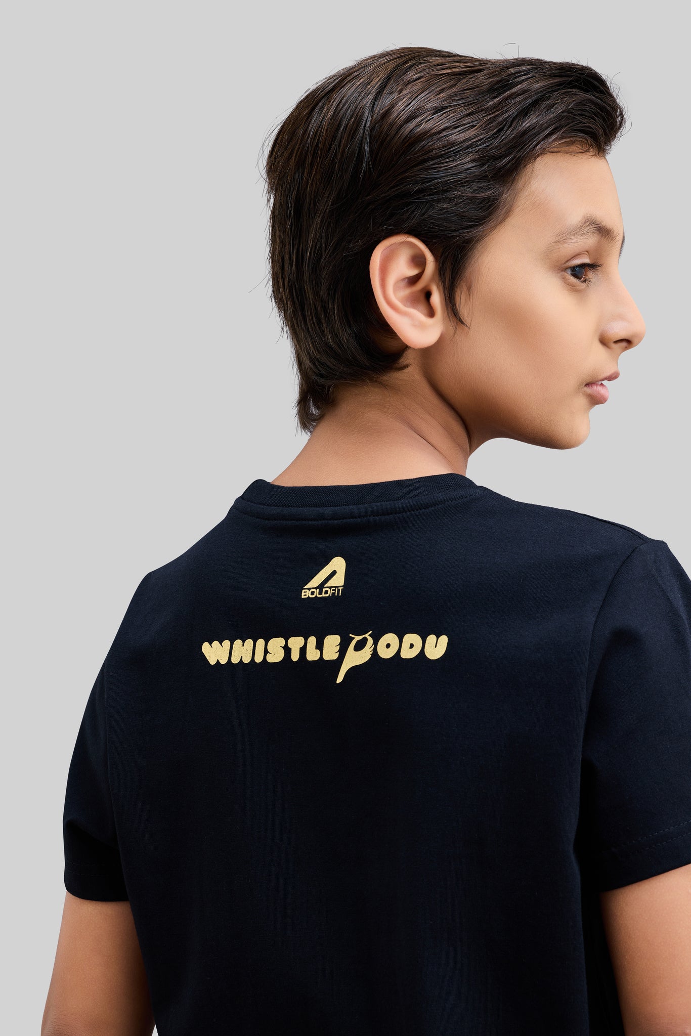 Official CSK Leo Kids T-Shirt - Black/Gold