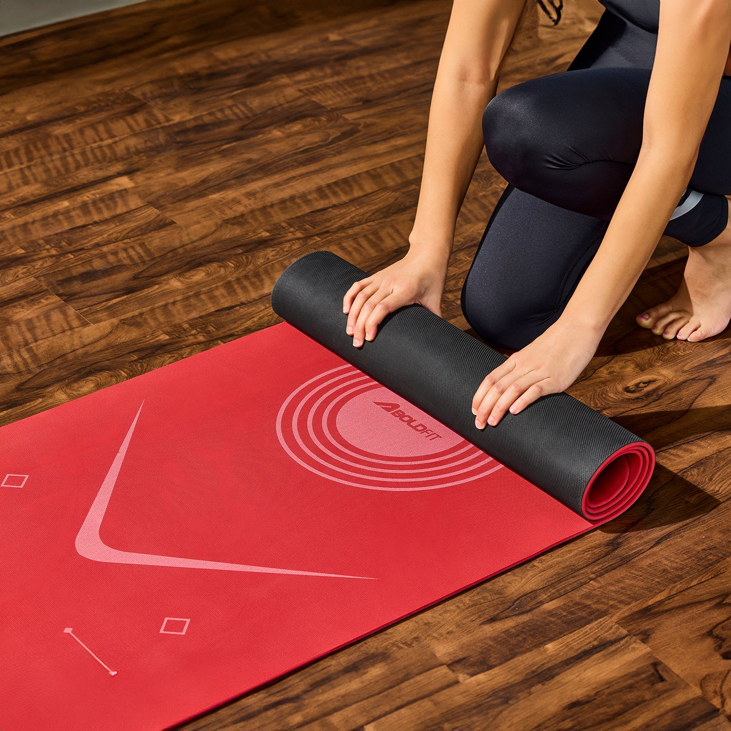 Invincible Yoga Mat - Red