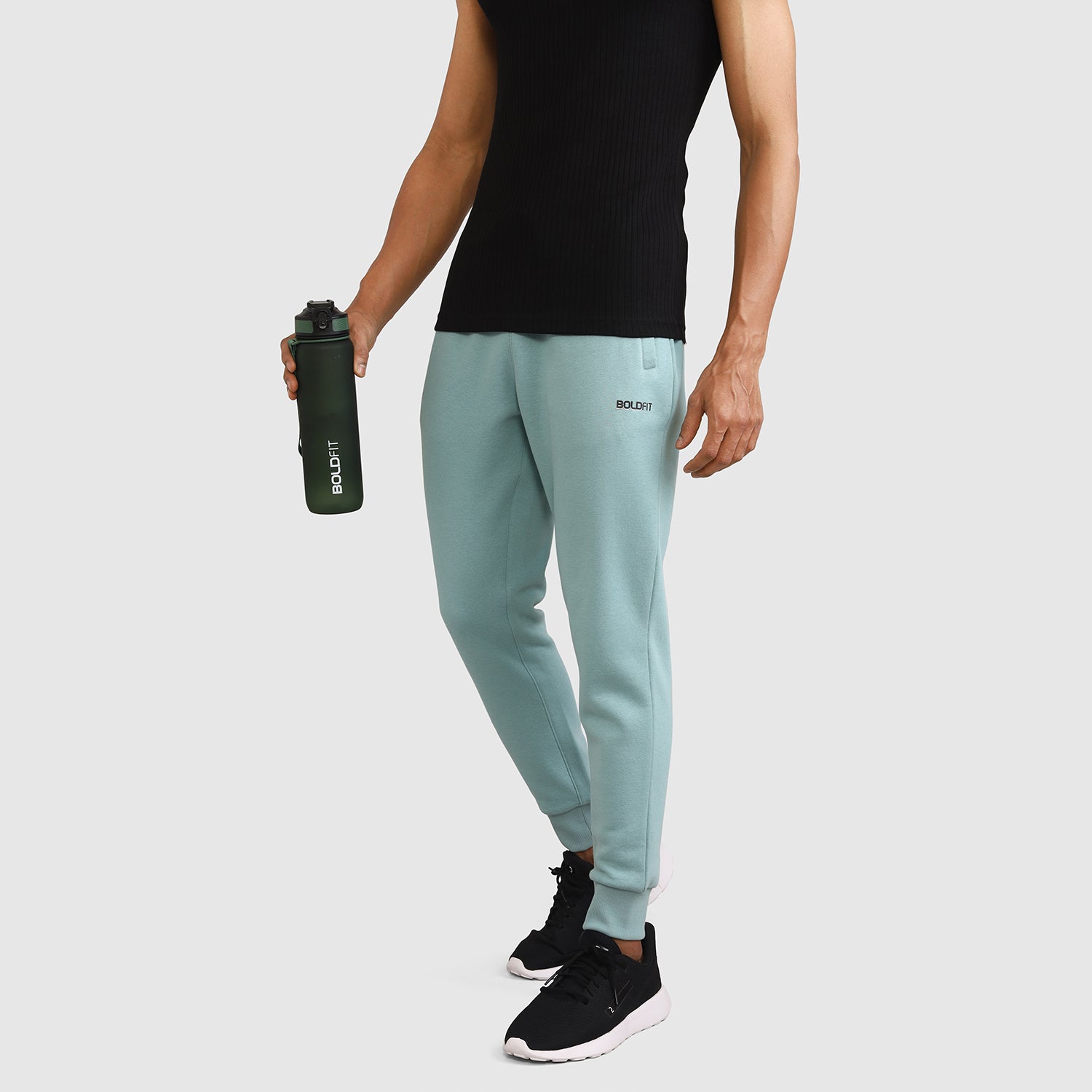 Mint blue mens Joggers