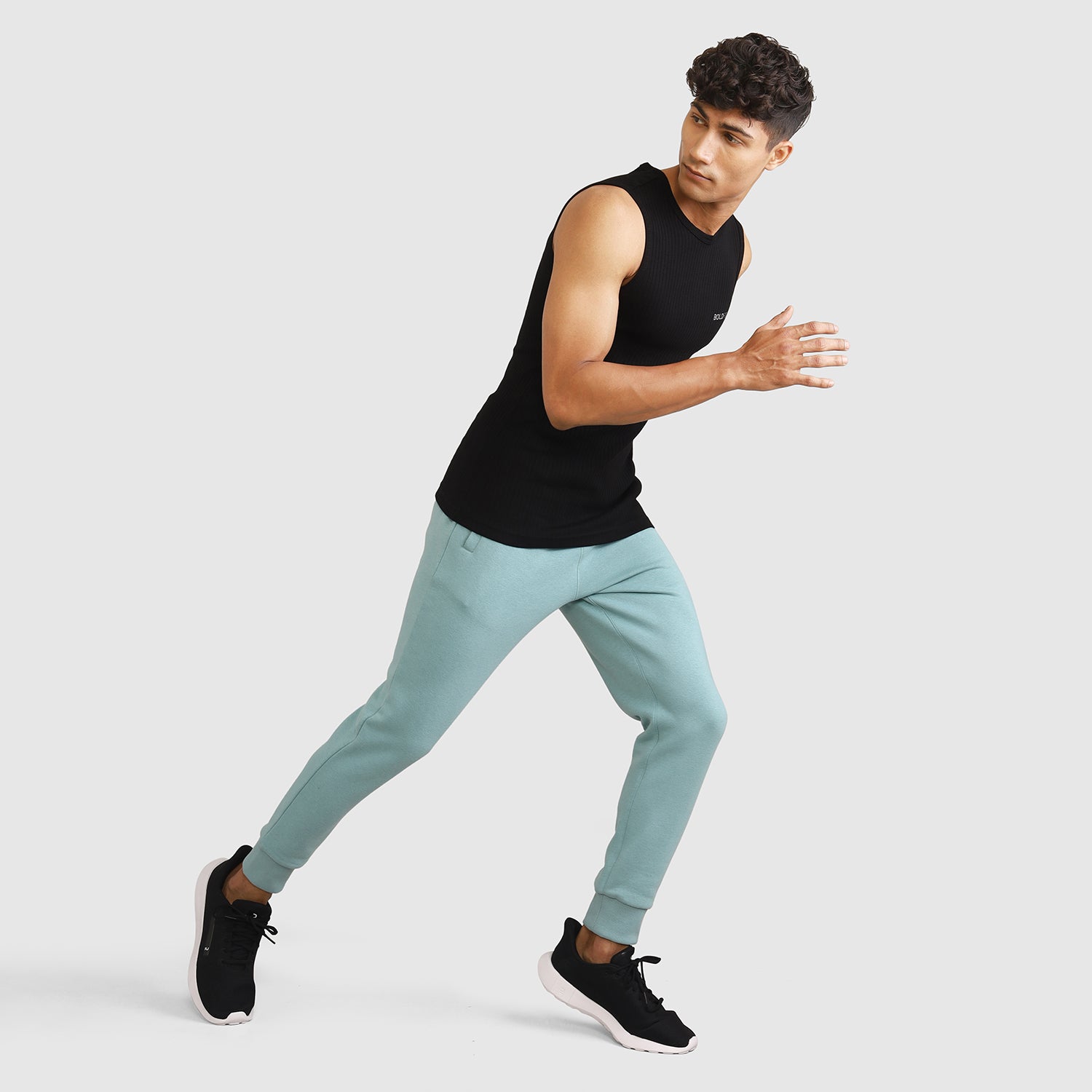 Mint blue mens Joggers