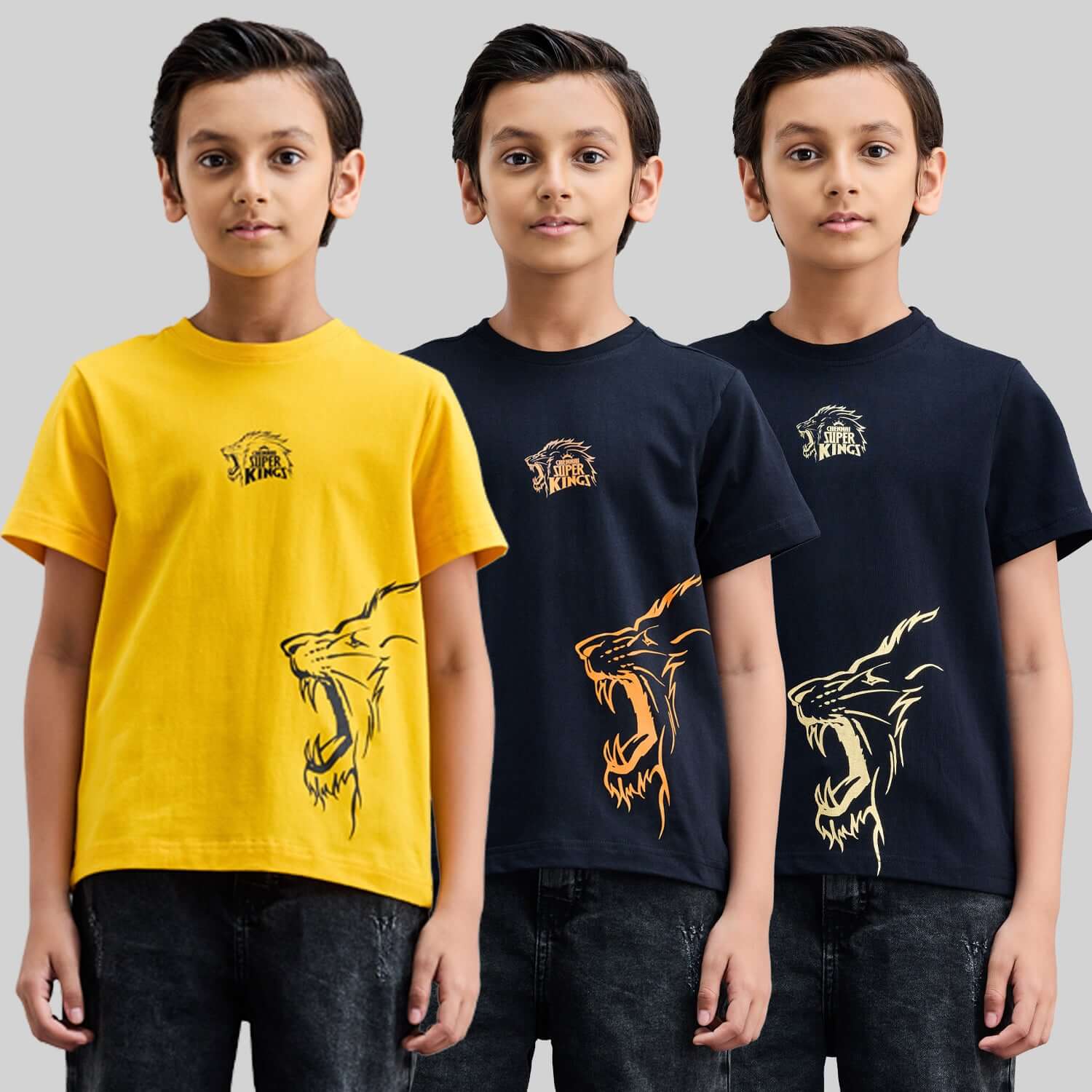 Roaring Leo - Official CSK Leo Tees Combo - Set of 3