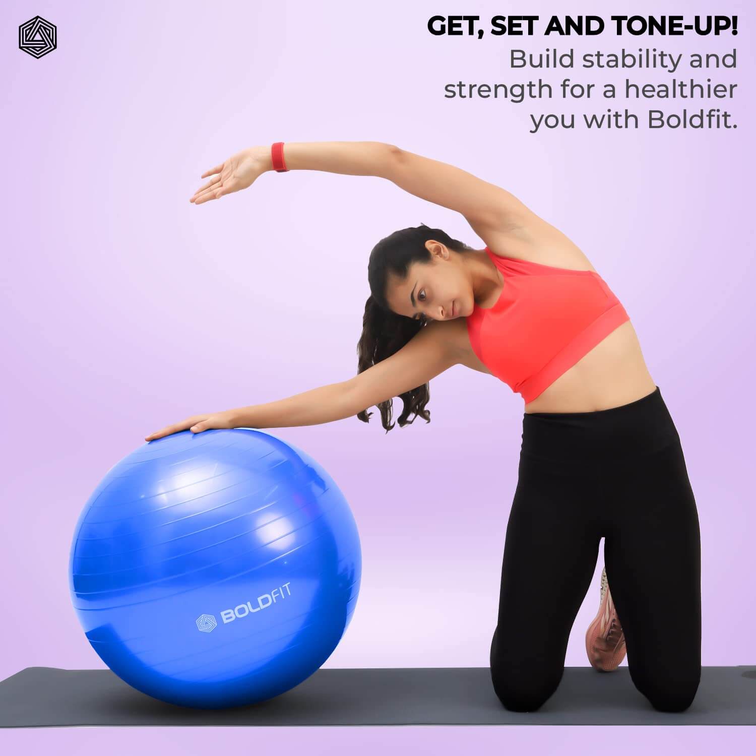 Gym Ball with Pump - 55 cm