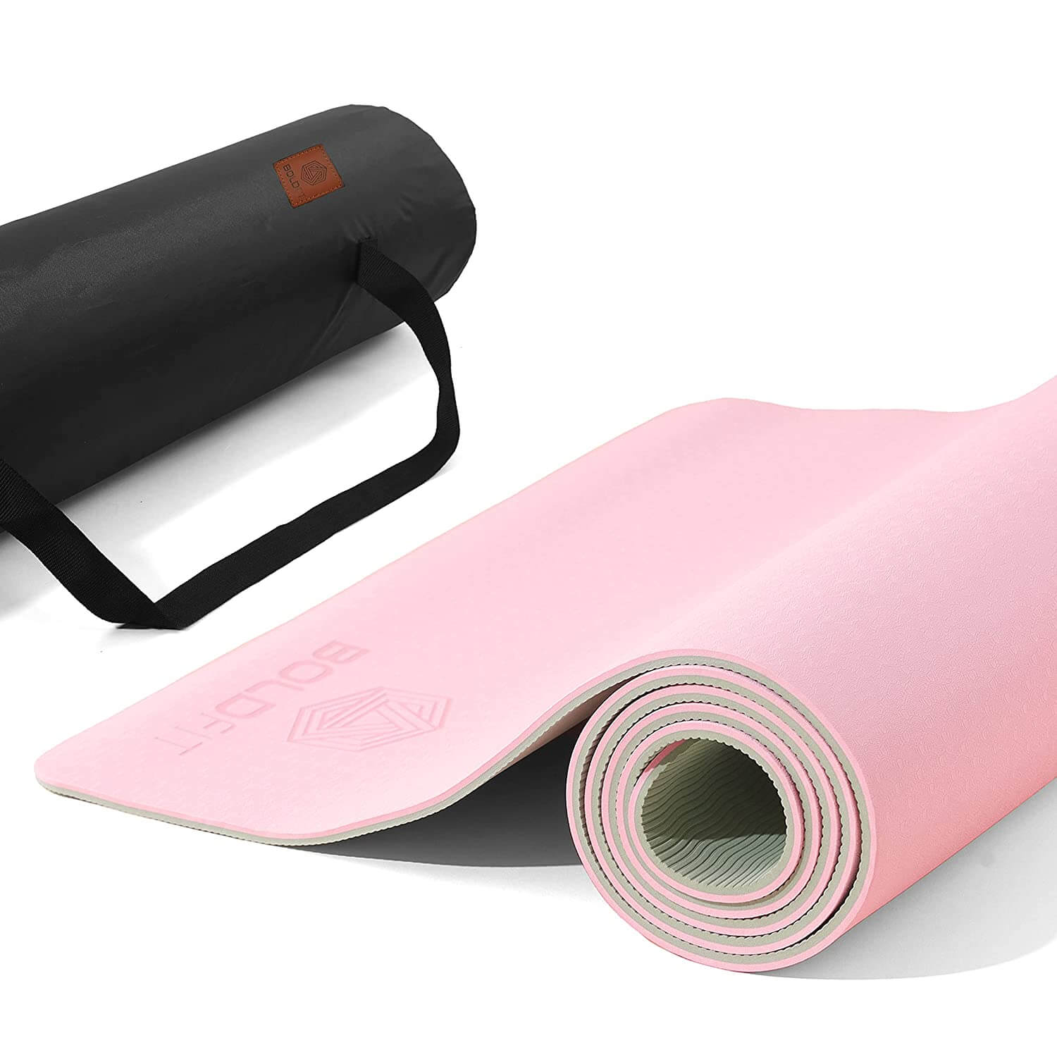 Boldfit Pro-Grip Luxury TPE Yoga mat with Carrying Bag