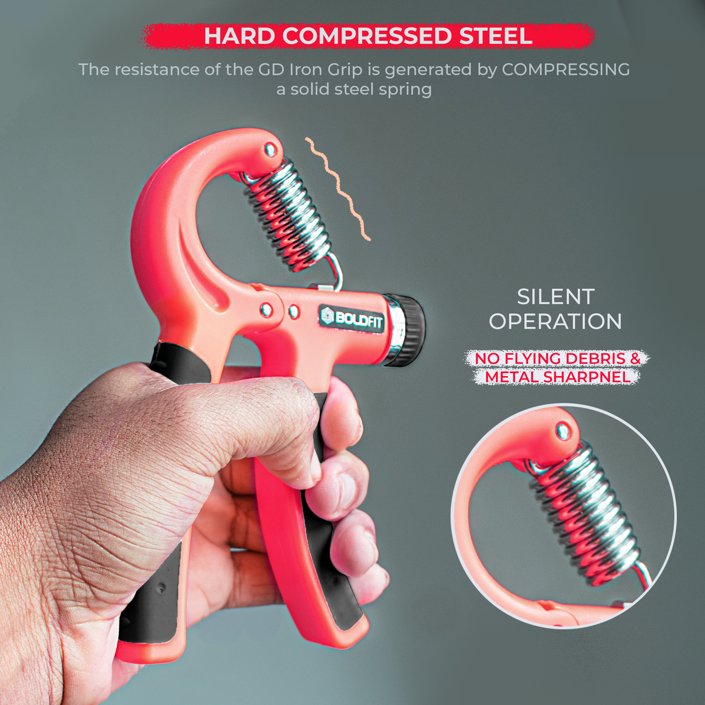 BoldGrip Adjustable Hand Gripper