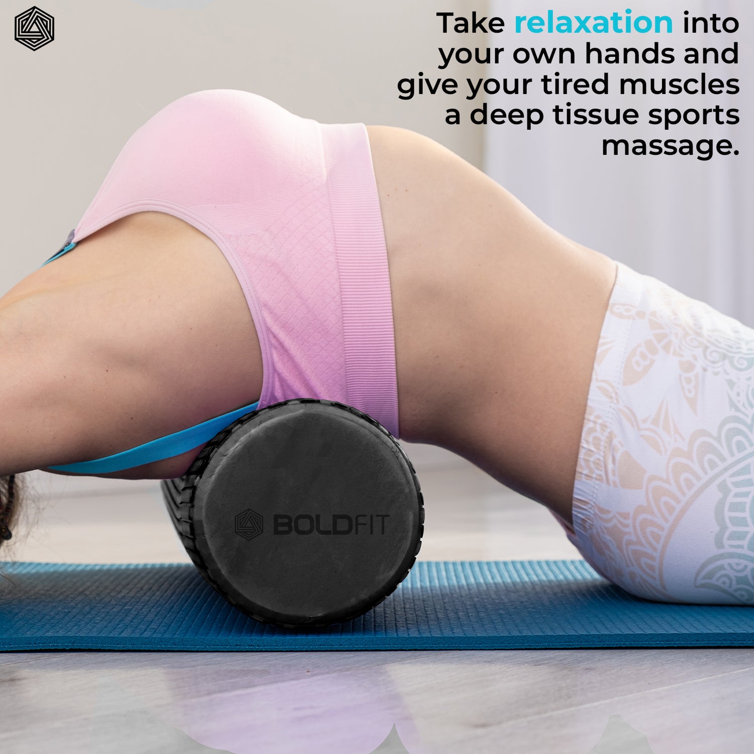 Foam Roller -Dotted For Deep Tissue Massage