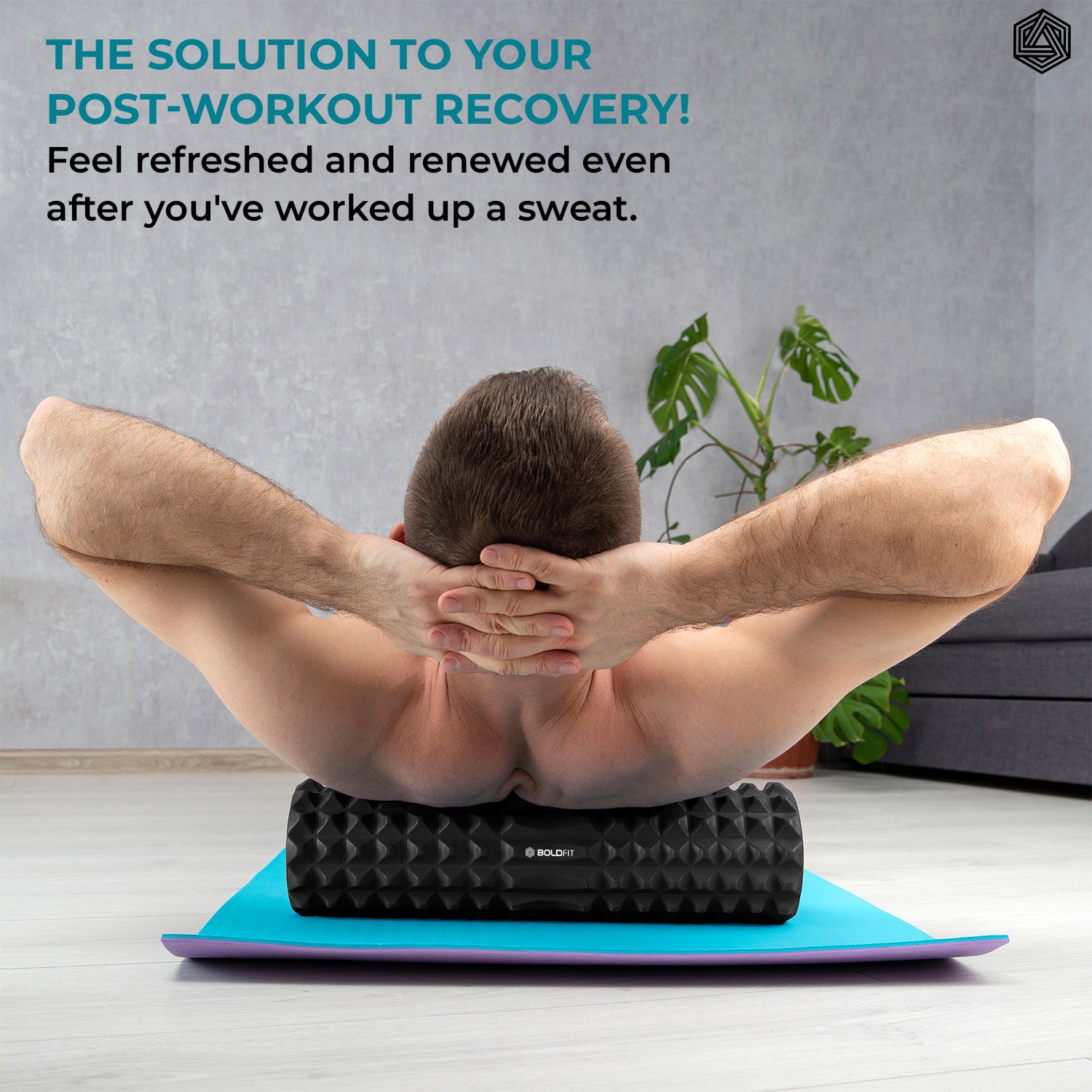 Boldfit Foam Roller For Deep Tissue Massage