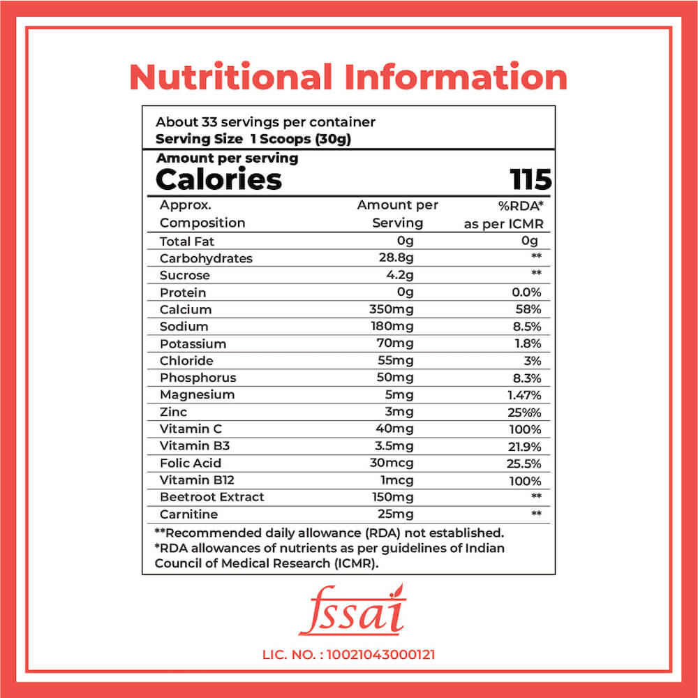 Energy Blend Electrolyte Isotonic Sports Drink