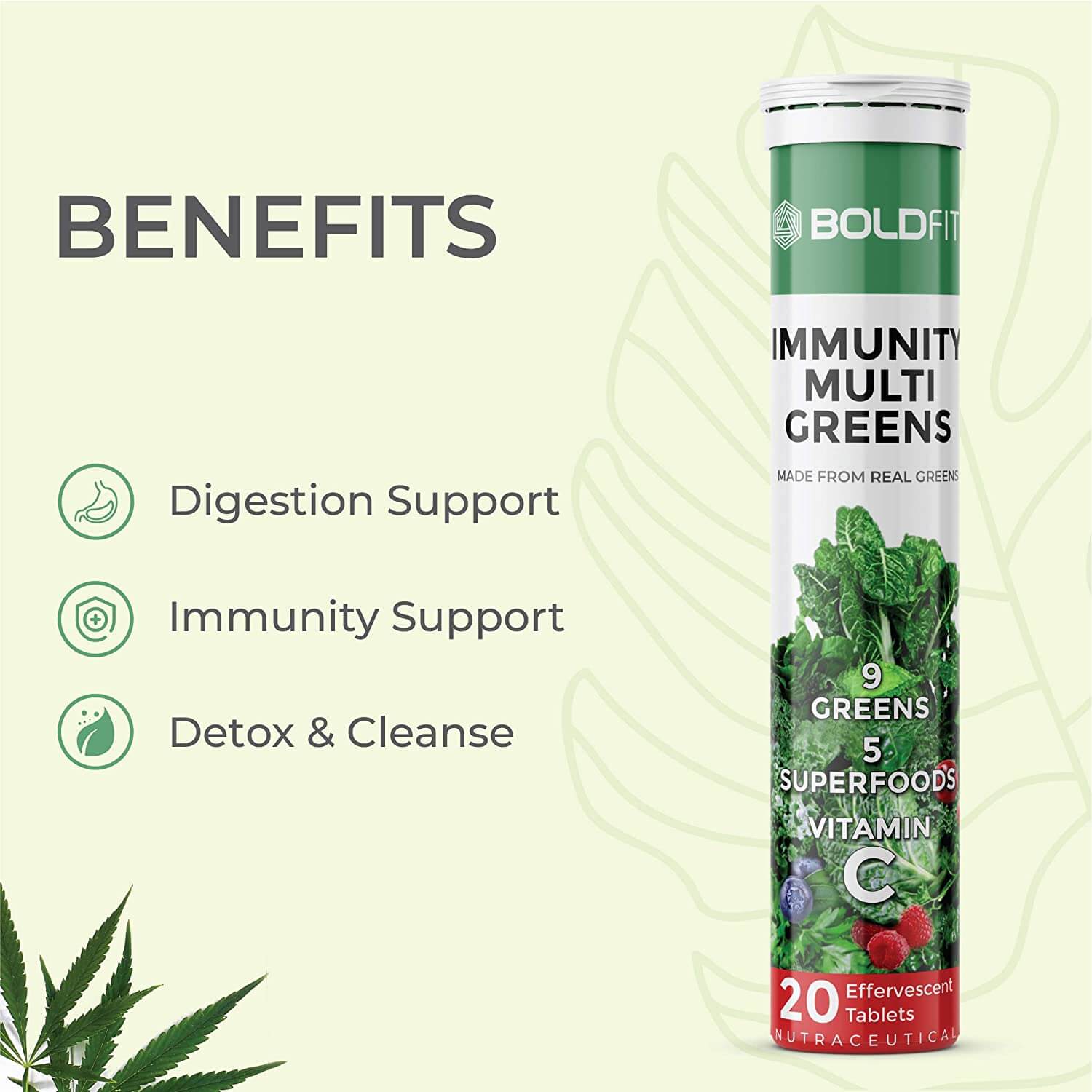 Immunity Multi Greens Effervescent Tablets