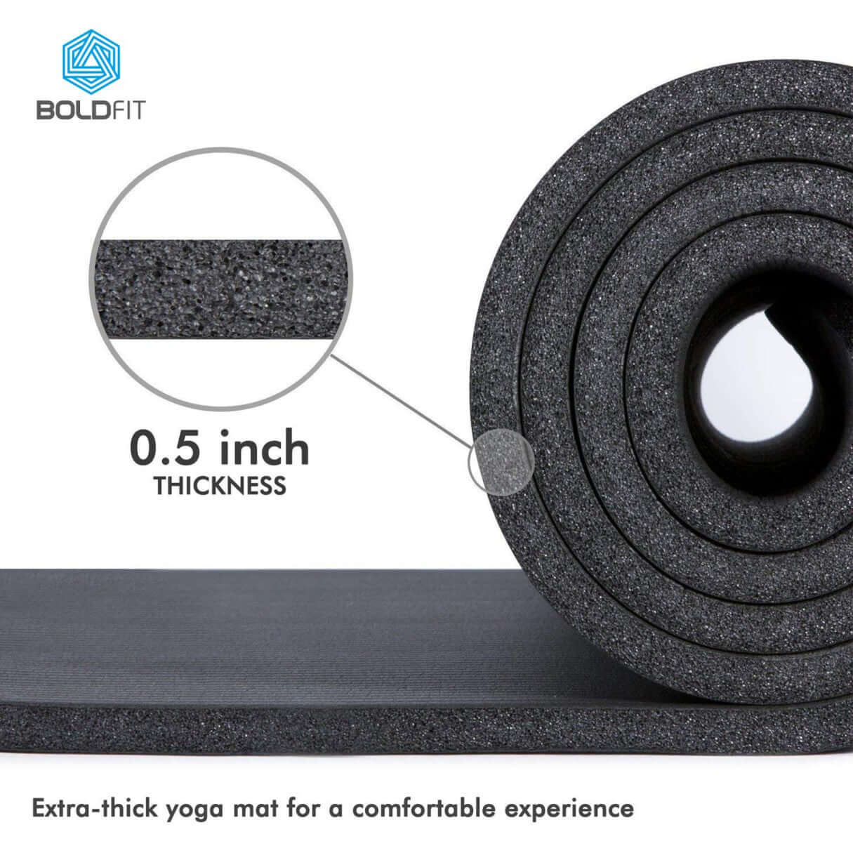 NBR Yoga mat with Carrying Strap