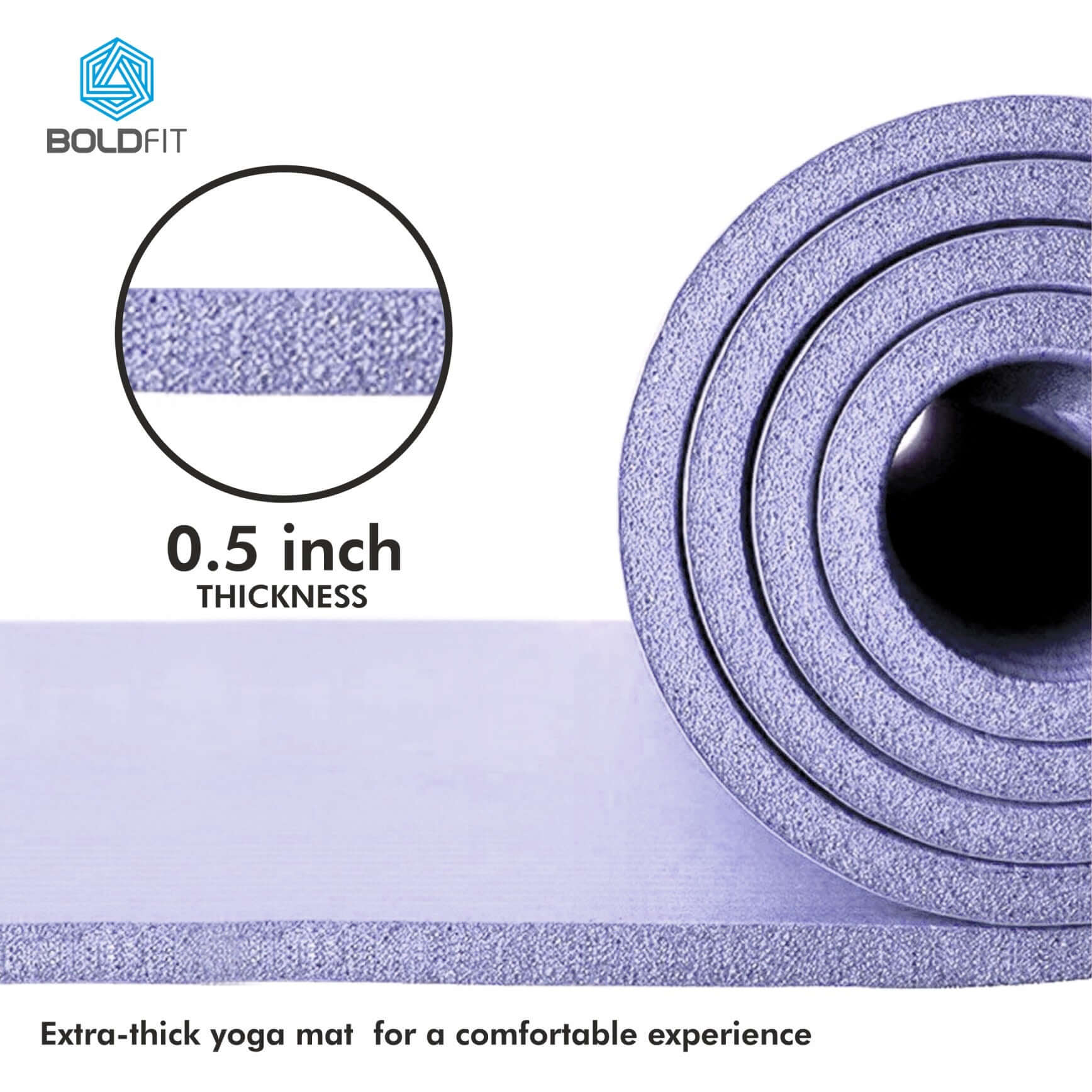 NBR Yoga mat with Carrying Strap