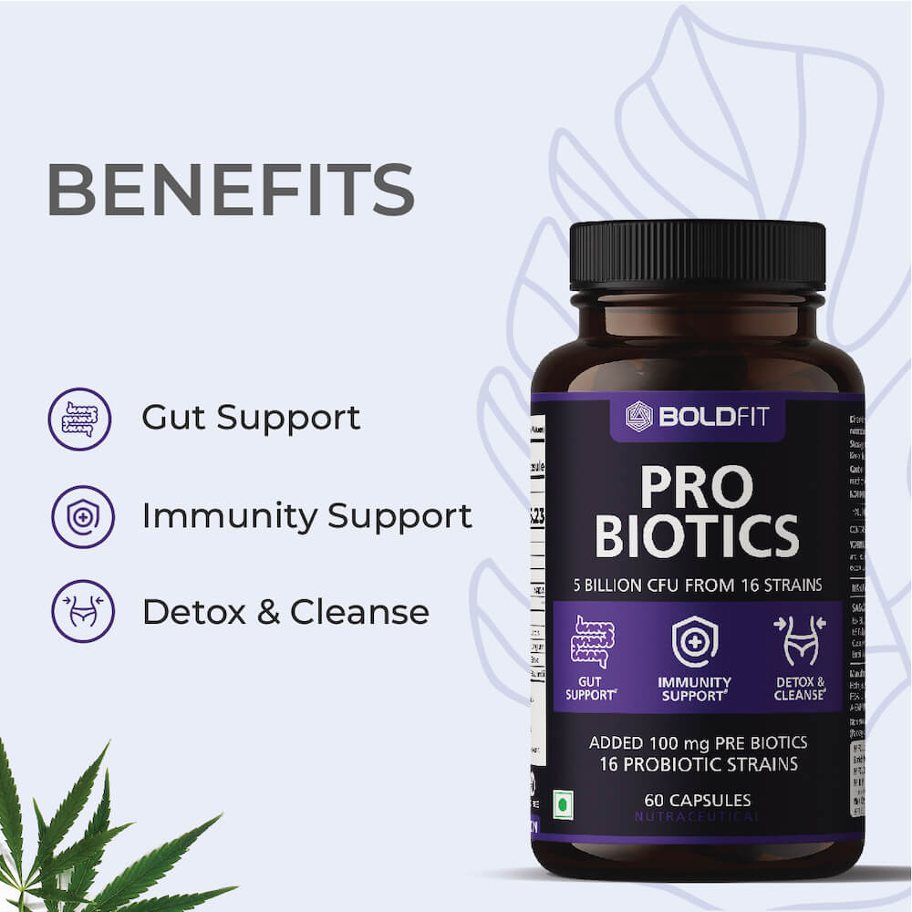 Boldfit Probiotics Supplement 5 Billion CFU