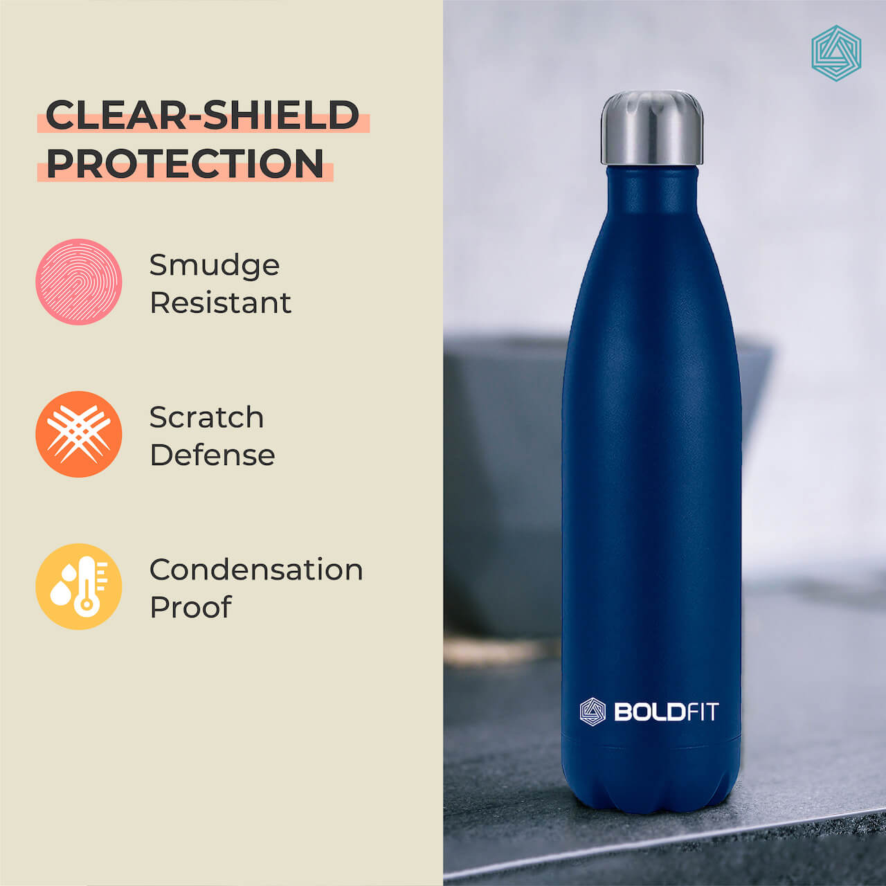 Boldfit Stainless Steel Water Bottle