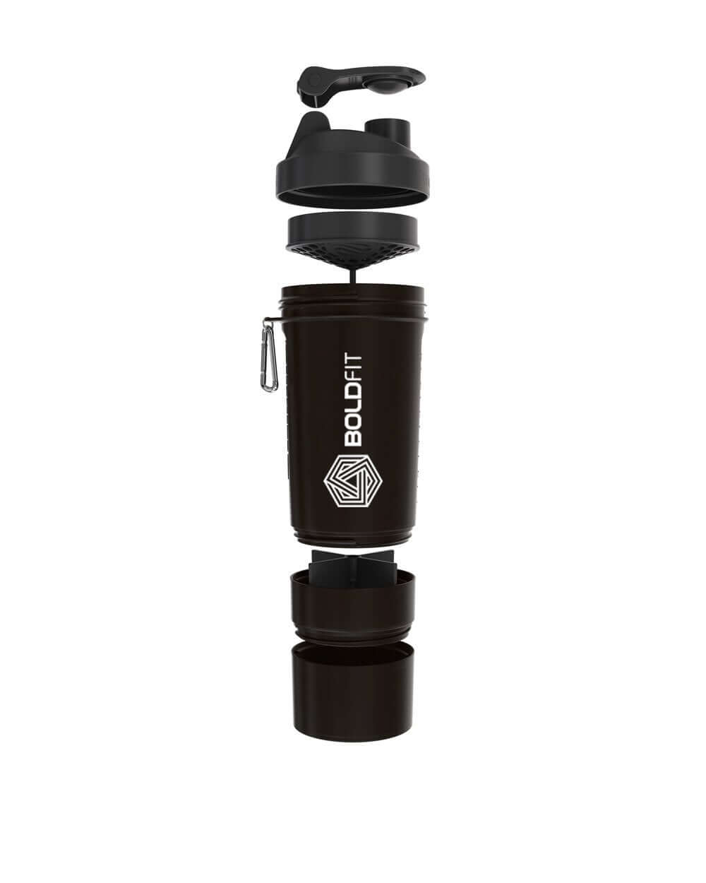 Gym Smart Shaker Bottle 500ml with Extra Compartment